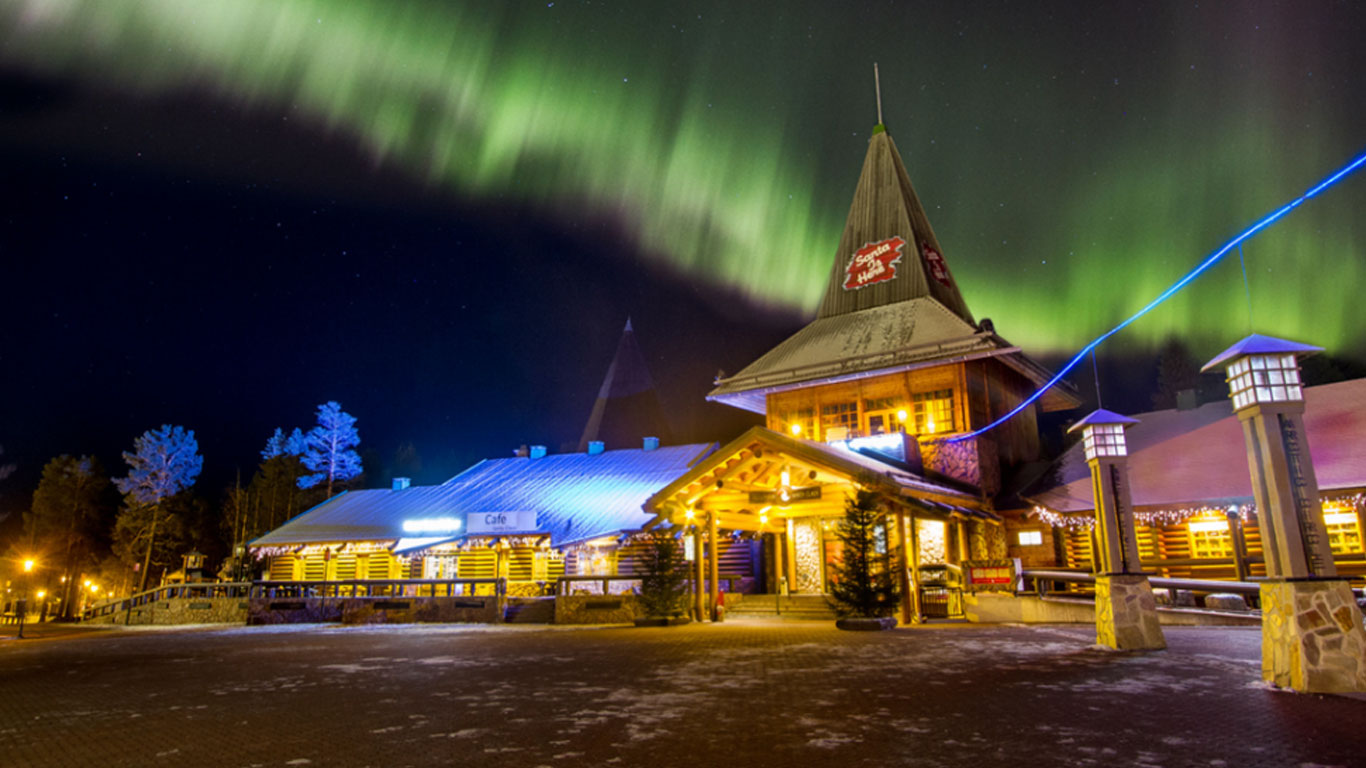 Visita al Villaggio di Babbo Natale ed Escursione Aurora Boreale