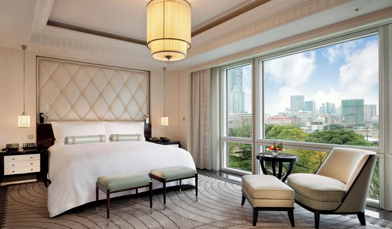 The Peninsula Shanghai hotel image from Expedia