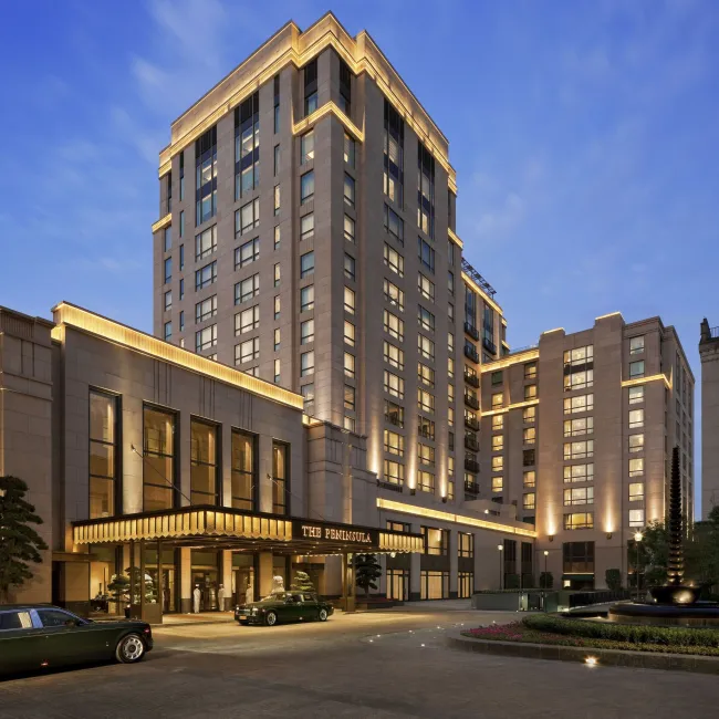 The Peninsula Shanghai hotel image from Expedia